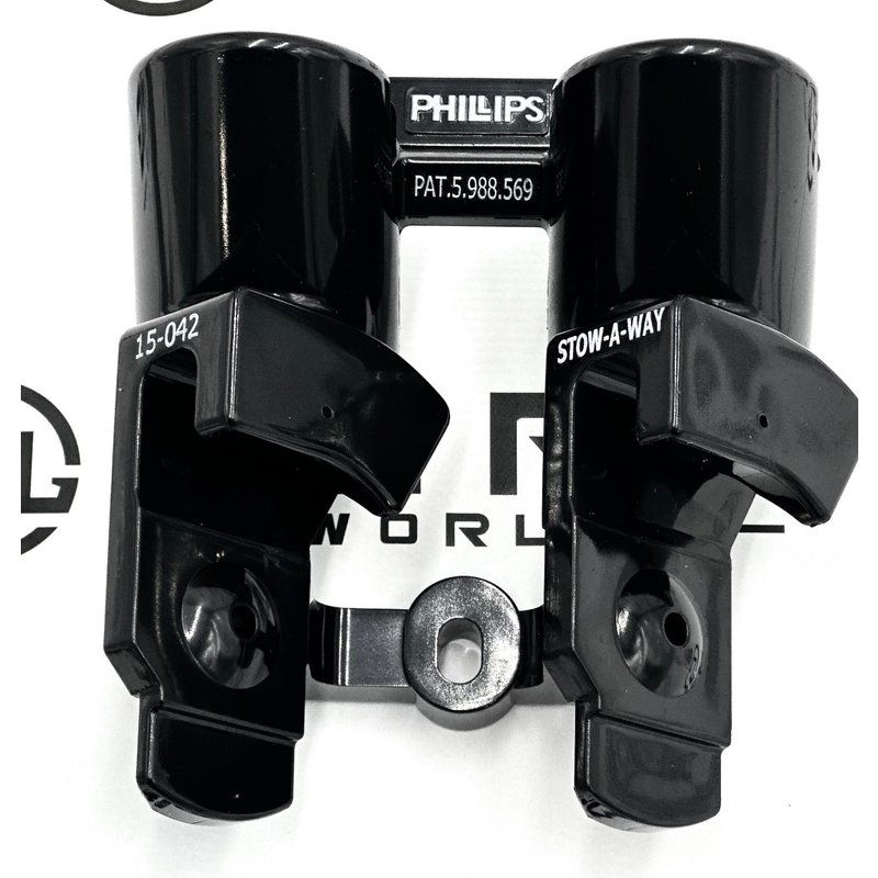 Mounting Bracket - 2 Gladhand Holder, 2 Plug 15-042 - Phillips Industries