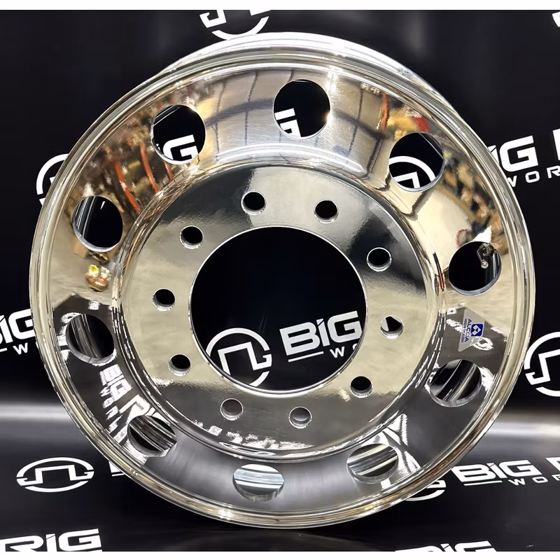 24.5 x 8.25 Alcoa Aluminum Wheel - High Polish Both Sides 98U637 - Alcoa