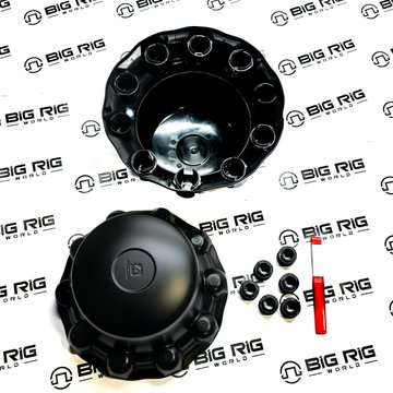 Hub Cap - Rear Matte Black Abs Plastic, Classic 087300DT - Alcoa