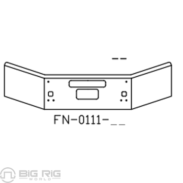 Chrome Steel Bumper FN0111-25 - Valley Chrome