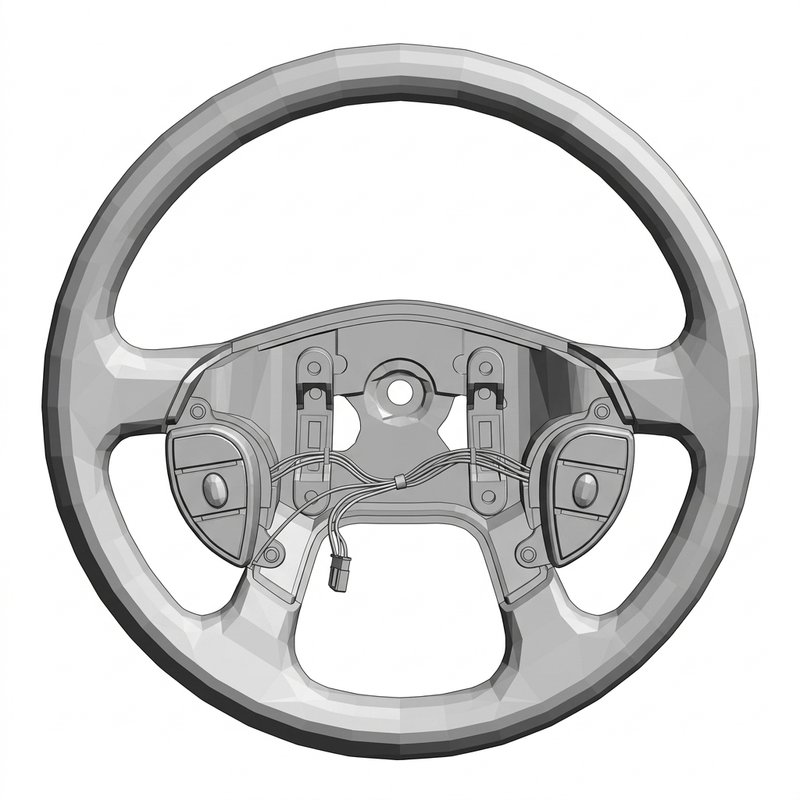 Steering Wheel Assembly 18 inch 4 spoke S91-1012-100 - VIP