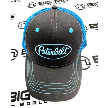Blue Contrast Mesh Peterbilt Hat 1435840-00 - Peterbilt