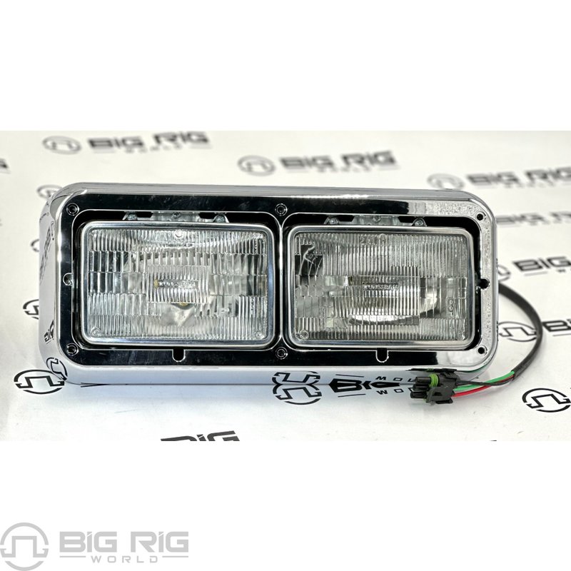 Aftermarket Kenworth Dual Headlight Assembly Rectangular Standard W/Bezel LH 499-411075I - Jones Performance