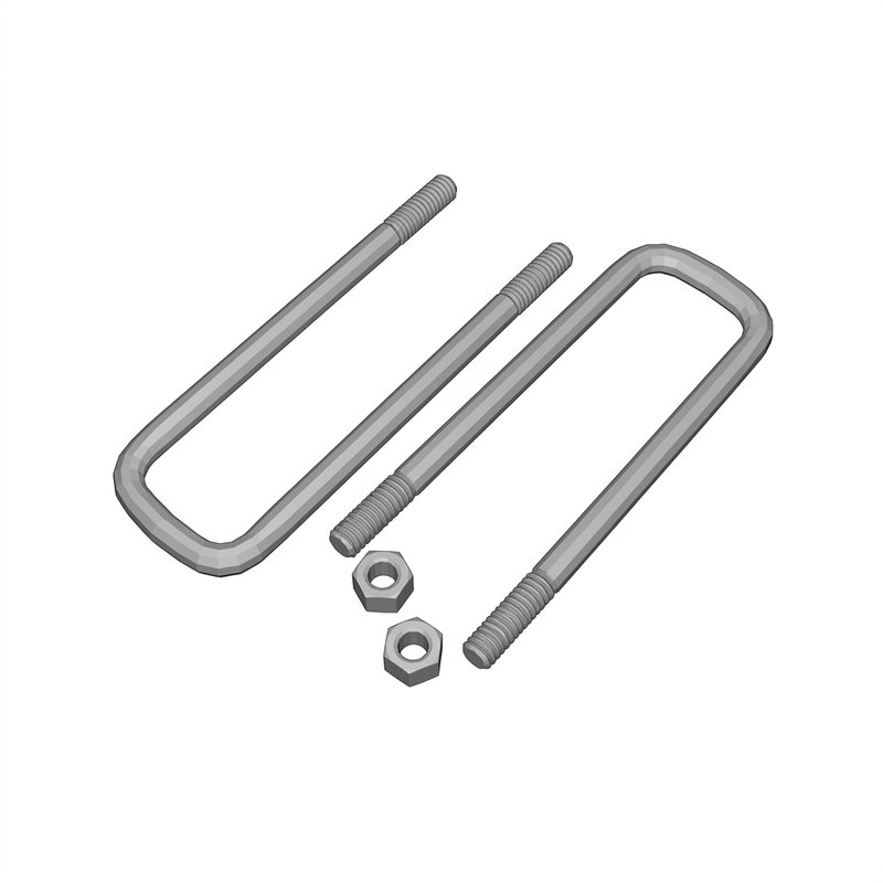 U-Bolt, Grade 8 SR 1-14X4X15.5 UBK01-4015 - TRP