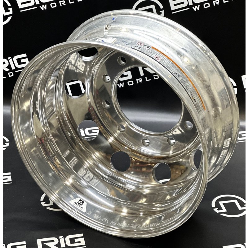 22.5 x 8.25 Alcoa Dura-Bright Wheel - Mirror Polish 881672DB - Alcoa