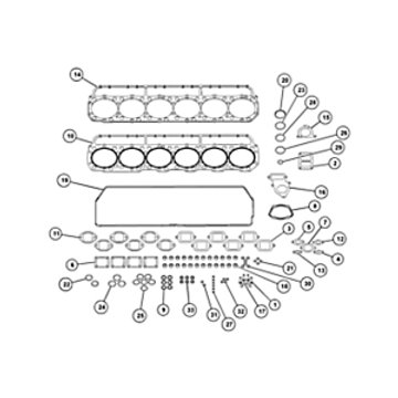 Cylinder Head Install Kit 609-8872 - CAT