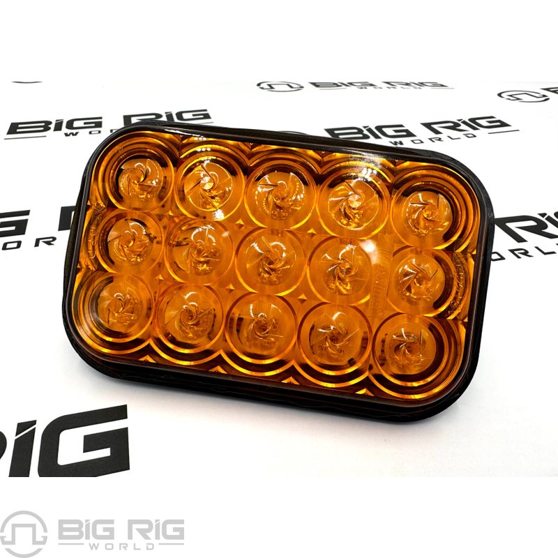 Rectangular Park / Front / Turn, Amber Turn Signal M42213Y - Maxxima