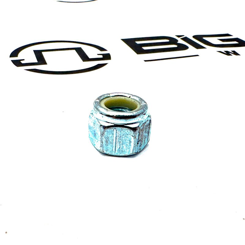 Self Locking Nylon Hexagonal Nut 3/8-24NF x 0.453T HWC04894 - M&M Fastener