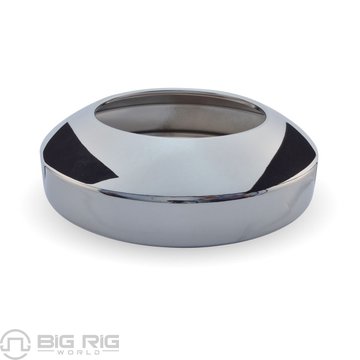 Rear Hubcap - Rear 8 In. Chrome W/Hubometer Hole THUB-858H - Trux Accessories