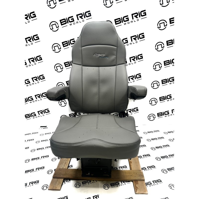Legacy High-Back Vented Seat with Duraleather in Gray 188900MWV65 - Seats Inc.