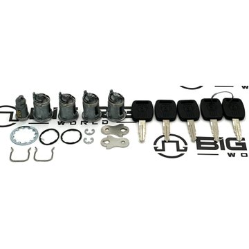 Lockset - KW 5Keys/4Door/Ignition Cylinder Random R56-1111-105000 - Kenworth
