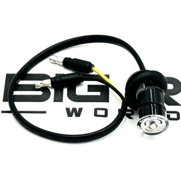 LED 3/4 In. RND Grommet MNT, A/A Light Kit W/Bezel 08250ACB - RoadWorks