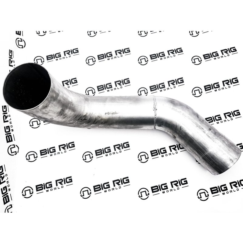 Multi-Bend Exhaust Pipe Aluminized Steel 5in OD/ID Right Side M66-1216R - Paccar