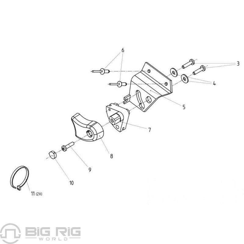 Fore and Aft Isolator Handle Service Kit SP11885 - GraMag
