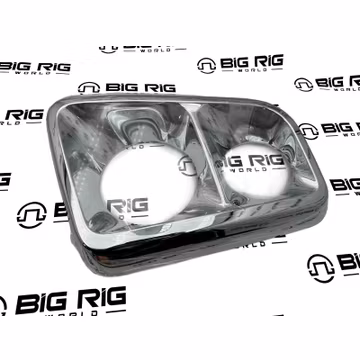 Bezel Headlamp - Chrome, RH 206833H - Genera Corportation
