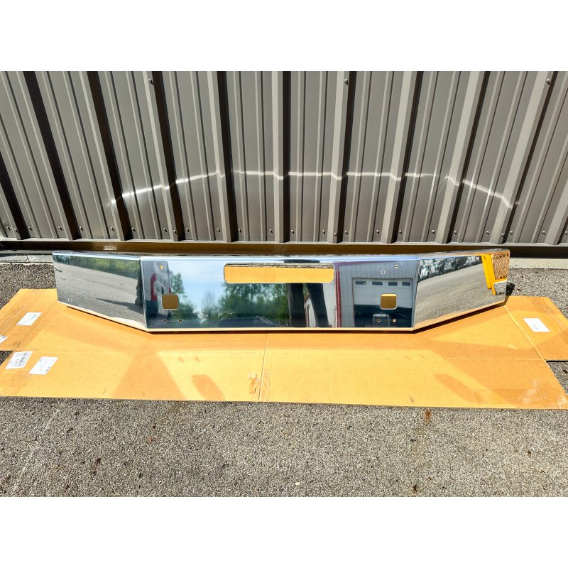 Aluminum Wrapped Tapered Stamped Bumper - Polished N71-1063-6111 - Kenworth