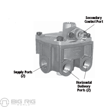 R-12DC Relay Valve 800471 - Bendix