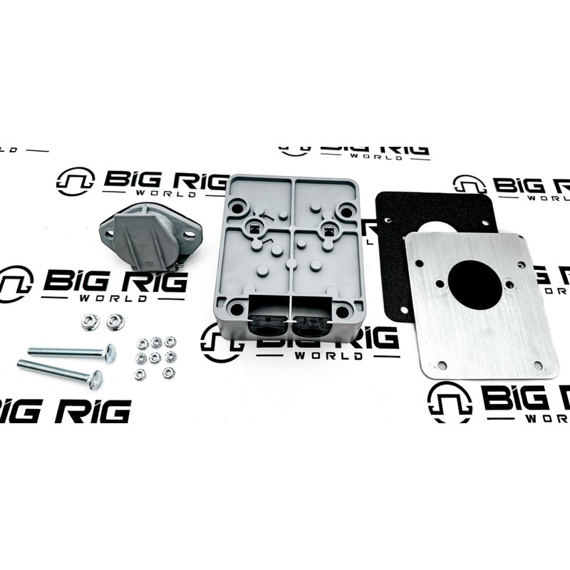 50 Series, Smart Box, 7 Split Pin, Grey Plastic, Surface Mount, Nose Box 50879 - Truck Lite