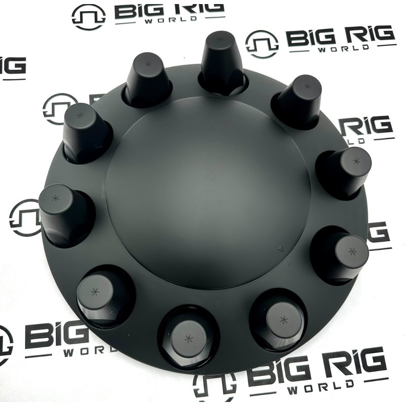 Dome Front Axle Cover With 33mm Standard Thread-On Nut Covers - Matte Black (Color Box) 10334 - United Pacific