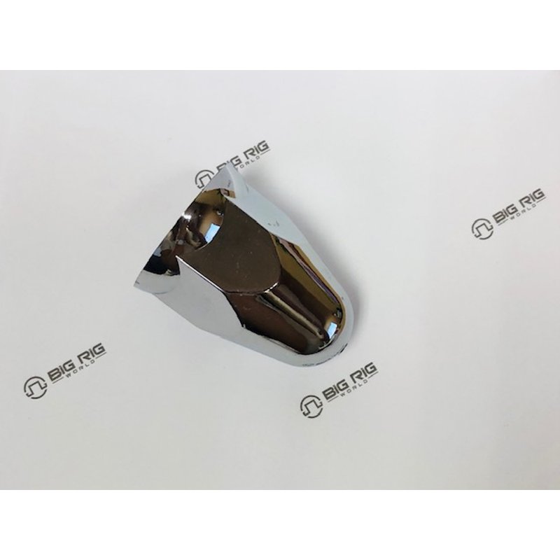 Chrome ABS Plastic Push On Nut Cover with Flange, 1 1/2 In. TNUT-B2 - Trux Accessories