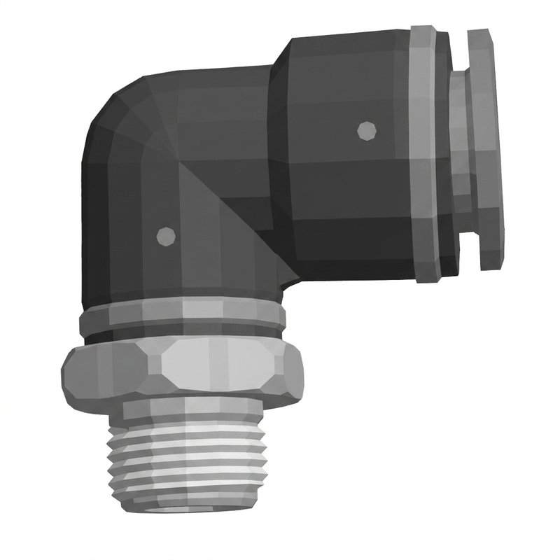 90 Degree Elbow Fitting (#6 Male NPT to #10 J2494) G38-1021-0610 - Paccar