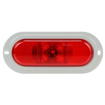 LED Super 66 Single Diode Lamp And Gray Flange 66252R - Truck Lite
