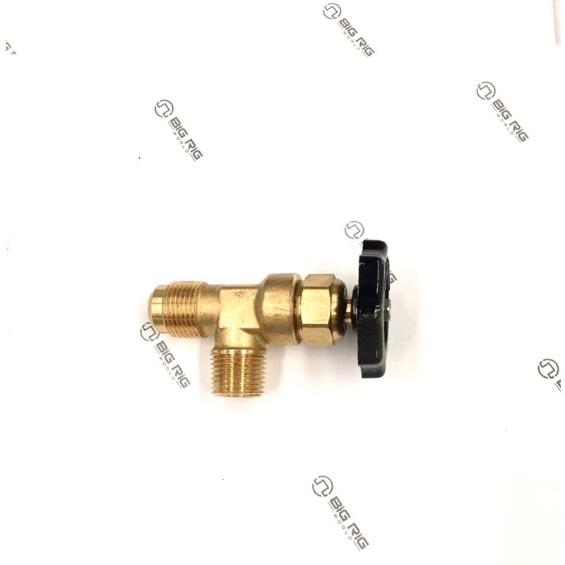 Truck Valve - Male Pipe to SAE 45 Degree Flare 90 Degree - 150 PSI VL2094 - Dynacraft