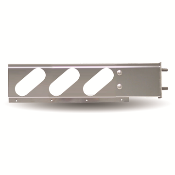 Round Mud Flap Hanger With 3 3/4 In. Bolt Spacing & Oval Holes TU-9217 - Trux Accessories