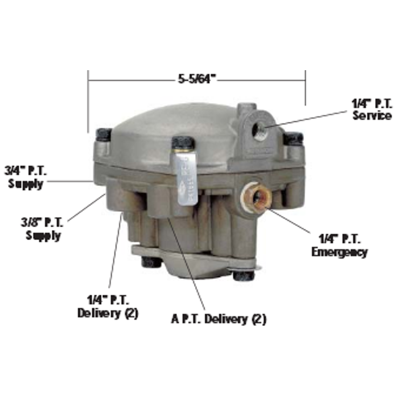 RE - 6 Relay Emergency Valve 281860 - Bendix