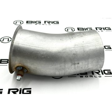 Pipe - Exhaust 22Deg 5 In. STL ALMZ FLG/OD K180-16515 - Kenworth