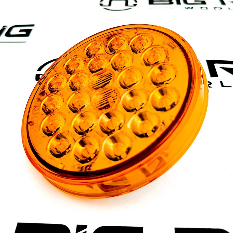 LED Signal Stat S/T/T 4-inch Round Lamp 4050A - Truck Lite