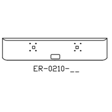 Chrome Steel Bumper ER0210-06 - Valley Chrome