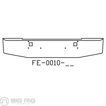 Stainless Steel Bumper FE0010-11S - Valley Chrome