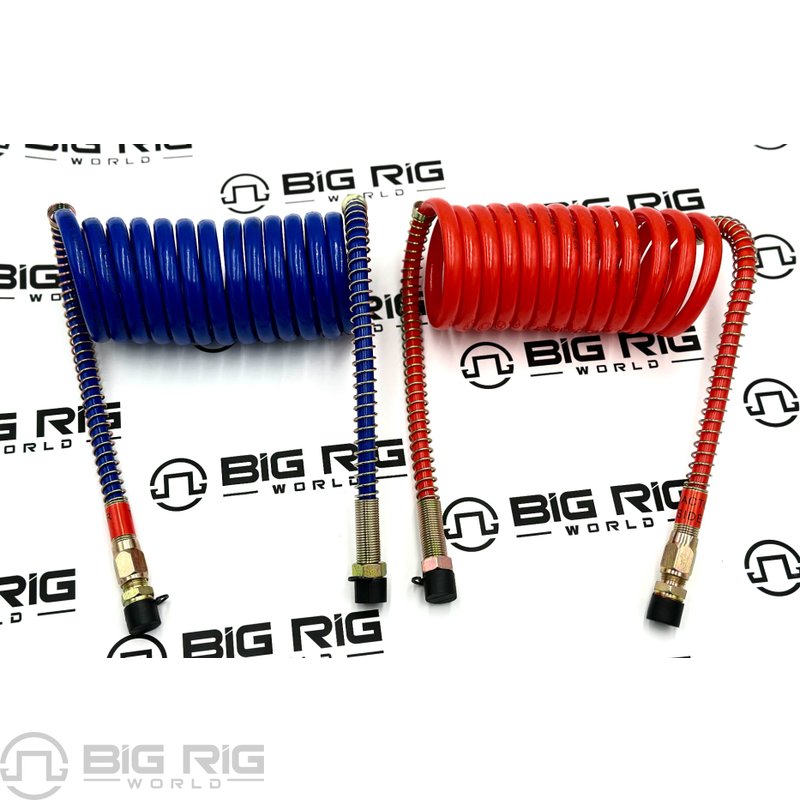 Air Line - Coiled, Red & Blue - 12 Ft. - Lead Length: 12 In./12 In. HE10712 - TRP