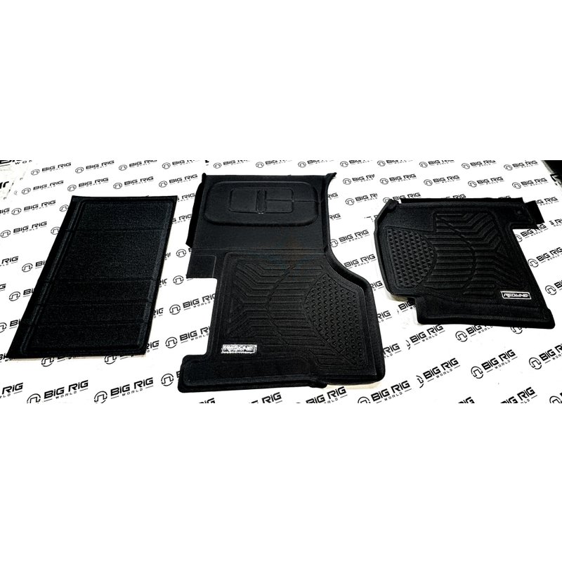Floor Mat - Peterbilt (579) Kenworth (T680, T880, W990) - 3 Piece Set - Automatic Transmission 58975 - Redline Floormats