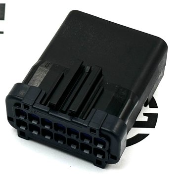 Receptacle - 14 Cavity, Apex 2.8 S, FCI, BLACK 23-13153-010 - Freightliner