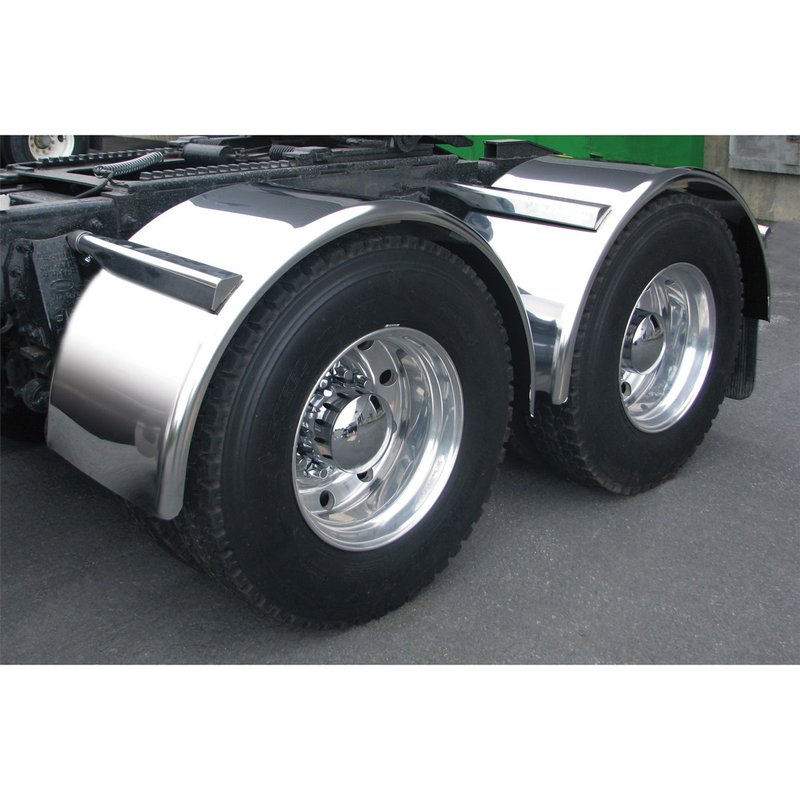 80 In. Standard Single Axle Fenders (16 Ga.) - For 43.5 In. OD Tires TFEN-S13 - Trux Accessories