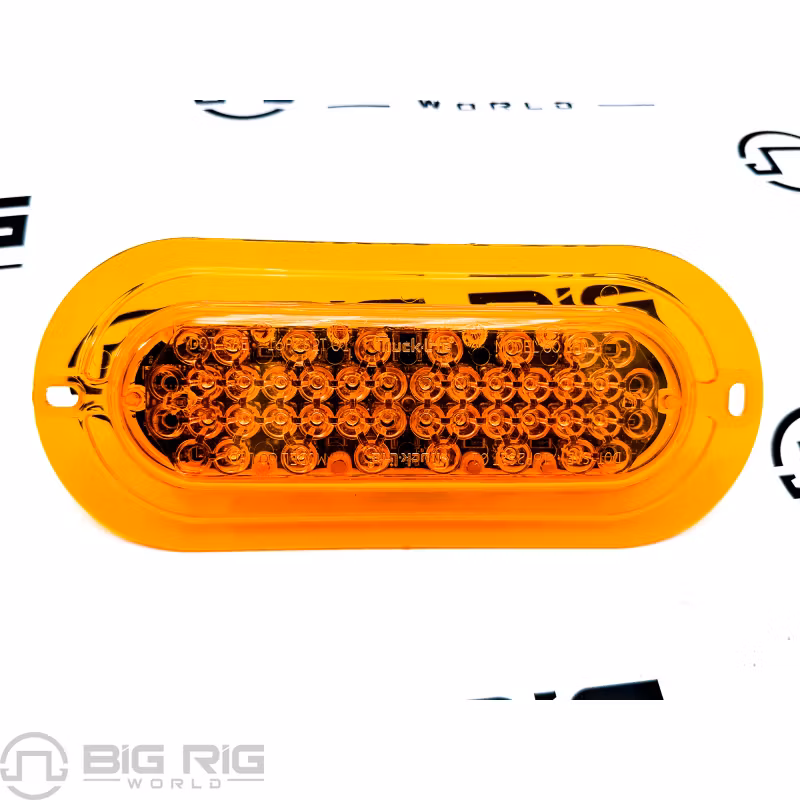 LED 60 Series Strobe with Non-Metalized Reflector Lamp And Flange 60366Y - Truck Lite