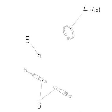 Fore and Aft Isolator Cable Service Kit SP11884 - GraMag