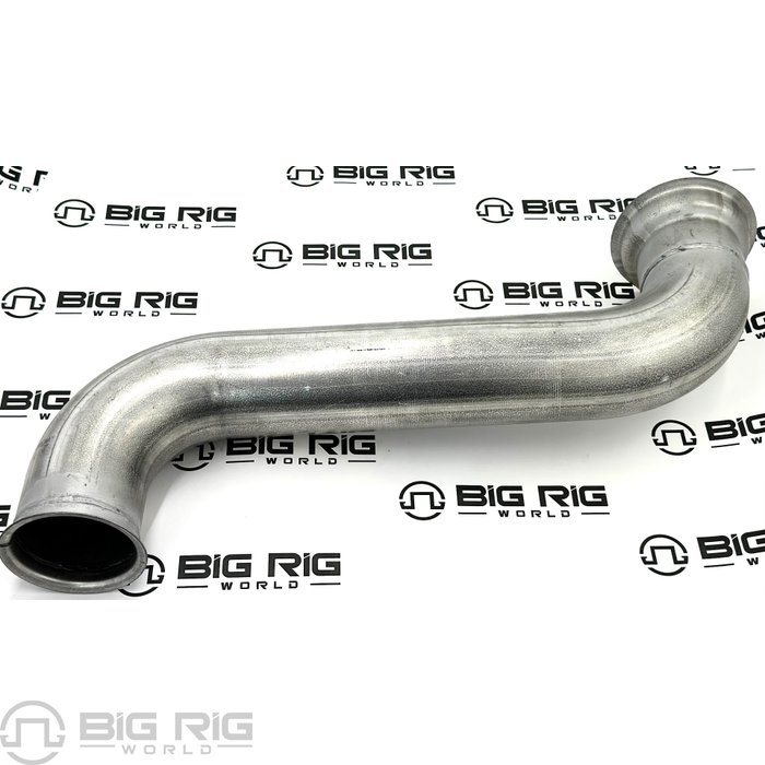 Exhaust Pipe MBEND 4" STL ALMZ FLG/FLG K180-19606 - Kenworth