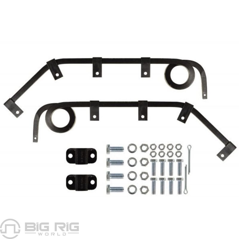 Angled Bar Mudflap Hanger Kit - 27.75 In - No Offset B84 - Betts Spring