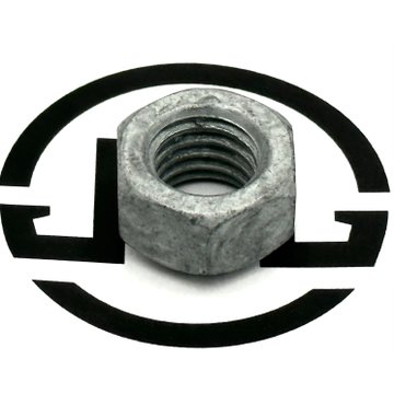 Hexagonal Nut, PT, 1/2 - 13, Grade C, Aluminum And Zinc Alloy, .448 23-13833-108 - Freightliner