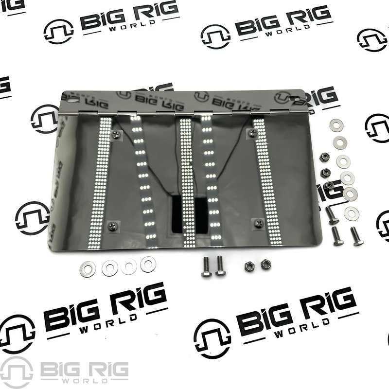 License Plate Hanger - 304 -Stainless Steel  LP8-14 - Bores Manufacturing