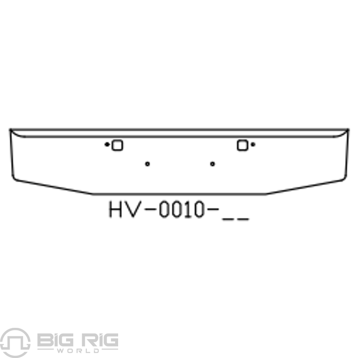 Chrome Steel Bumper HV0010-06 - Valley Chrome