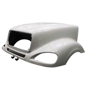 Freightliner Columbia Hood 120 In. BBC 1 Piece Design JP-FL19 - Jones Performance