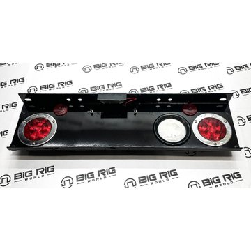 End of Frame Light bar, LED Stop/Turn/Tail W/rings 40874 - Truck Lite