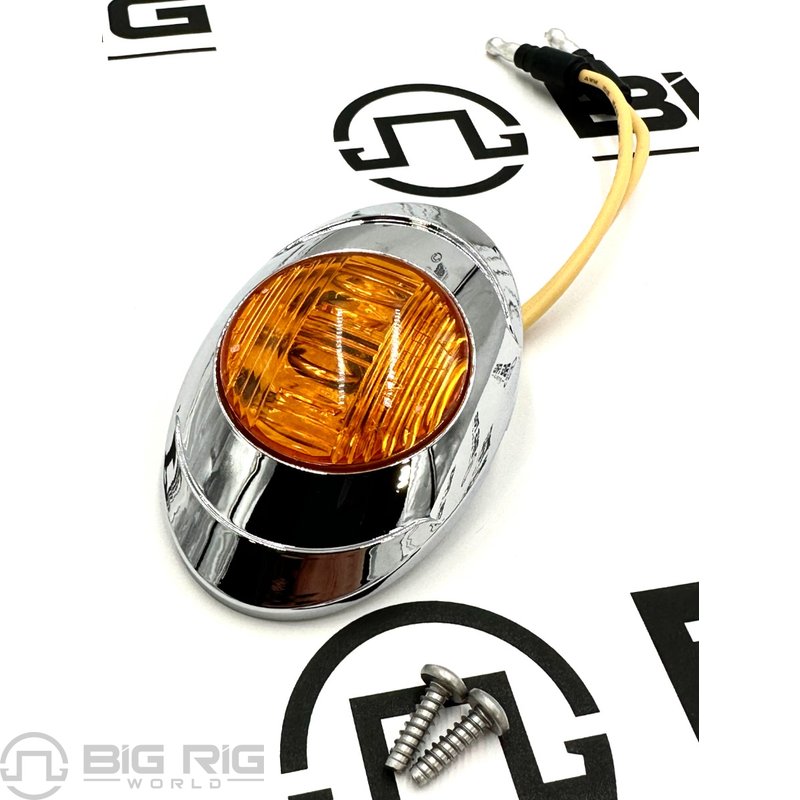 P3 Amber LED with Bezel .180 Bullet Light Kit P201332 - Phoenix