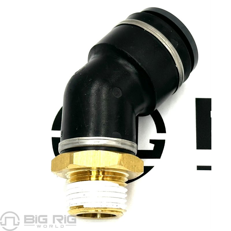 Fitting - Male 45DEG #8 NPT To #12 J249 G38-1022-0812 - Paccar