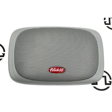 Grille Assembly - Speaker 4x6 In. Gray S45-6016-1221 - Peterbilt
