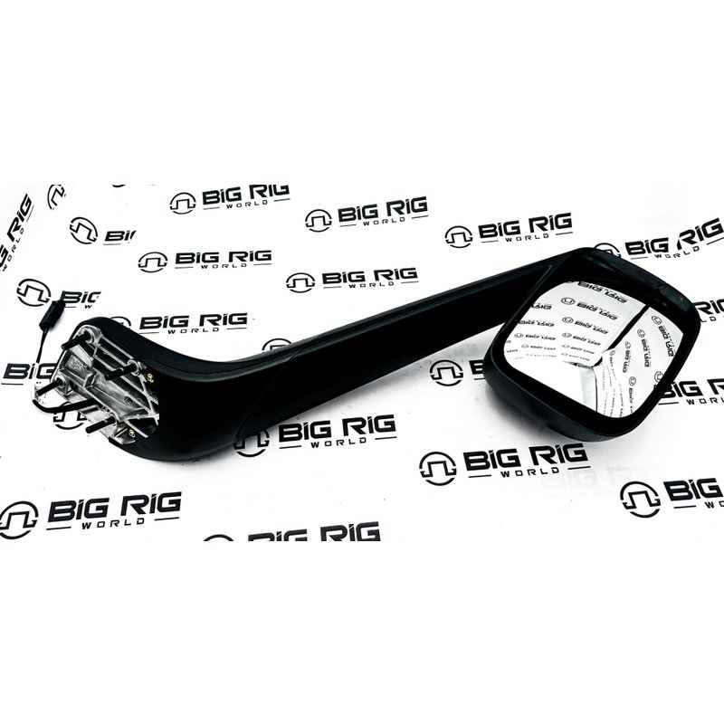 Mirror - Auxiliary, Hood Mounted, Long, Black, Left Hand A22-77790-008 - Freightliner